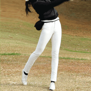 (주문폭주) P-5399 베이직 여성 골프 패딩바지